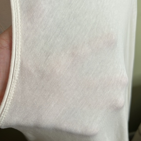 Madewell Ivory Plus Softfade Cotton Cover-Up Tank Dress, size 1X, NF696 - Picture 16 of 16